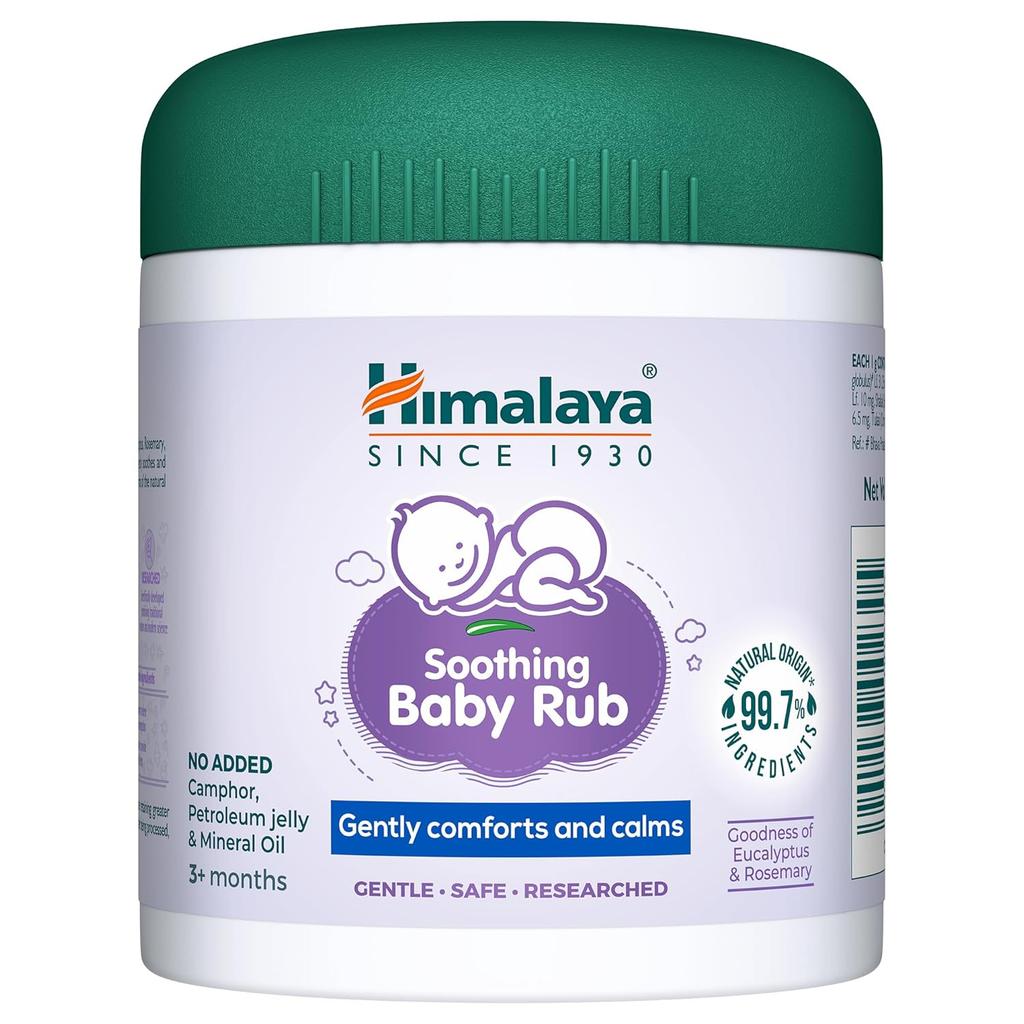 Himalaya Soothing Baby Rub 50ml Natural Oil Blend for Easy Breathing & Calm Sleep