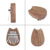 Portable 8 Keys Mini Kalimba Piano with Lanyard Wood Finger Piano Thumb Piano Musical Instrument Gift for Kids and Adult