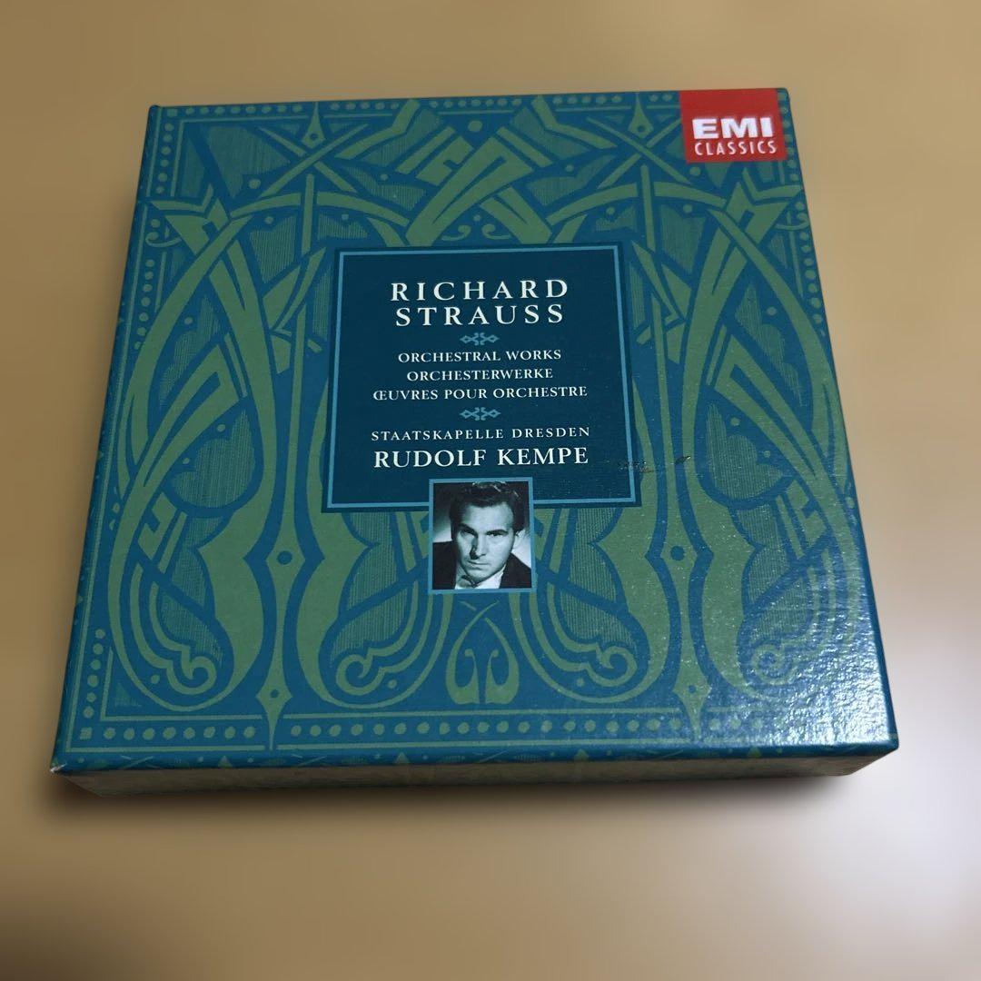 

[USED] Out of print 9-CD box set Rudolf Kempe R. Strauss Orchestral Works Limited Edition