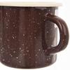 Brown Enamel Mug BROWN 400 Ml