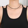 Canottiera da Donna con Incrocio sulla Schiena, Scollo a U, Vestibilità Aderente, Senza Maniche, Canotta