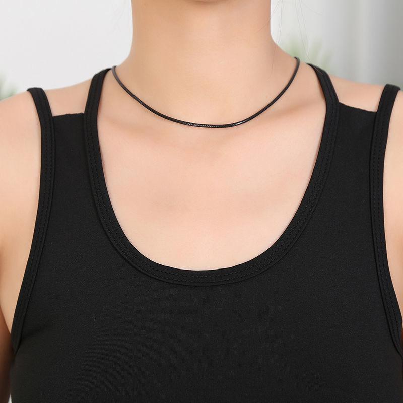 Canottiera da Donna con Incrocio sulla Schiena, Scollo a U, Vestibilità Aderente, Senza Maniche, Canotta