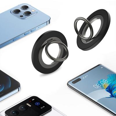 Magnetic Phone Ring Holder for MagSafe 360 Degree Rotation Phone Ring Grip Finger Ring Kickstand Metal Phone Grip for iPhone