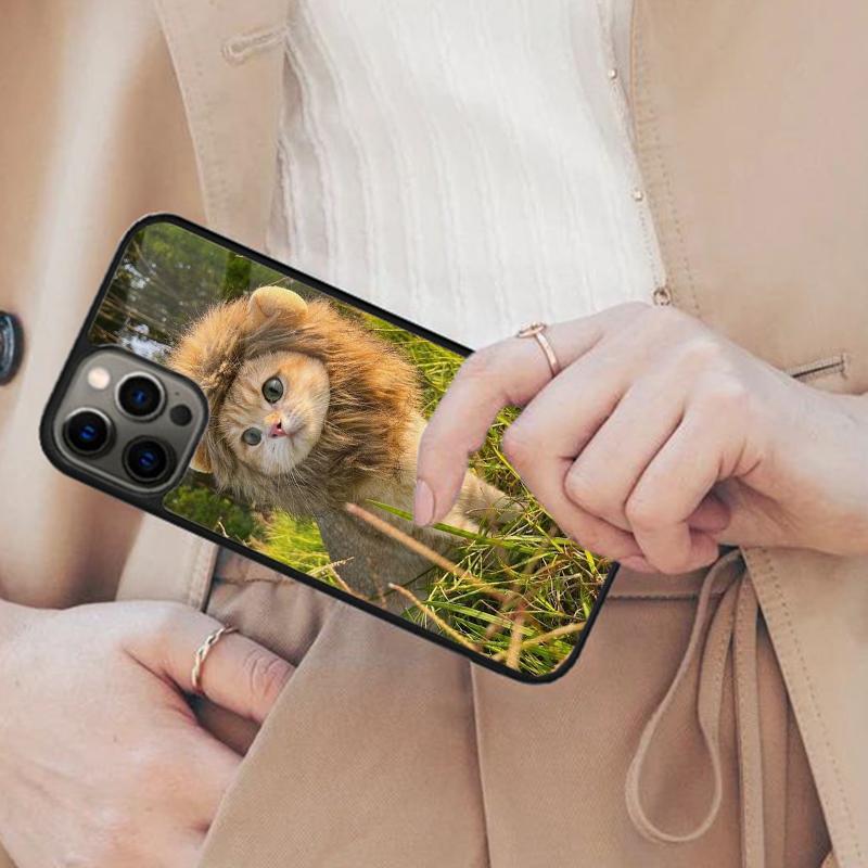 Funny Cartoon Cat Magnetic Phone Case For APPLE iPhone 17 Air 16 14 13 12 Pro Max 15 Plus Wireless Charge MagSafe Cover iPhone 13mini