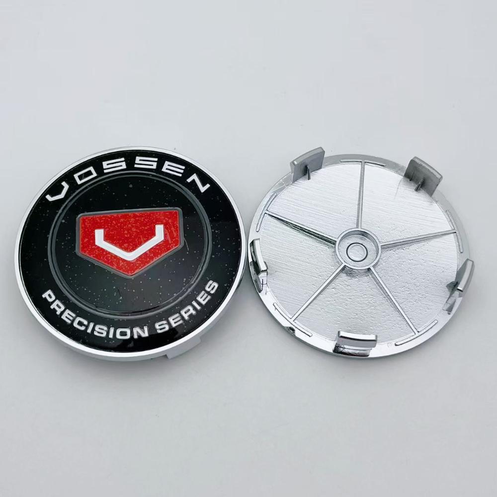 4pcs 68MM 63MM VOSSEN Logo Emblem Badge Car Wheel Center Caps Wheel Hubcap Hub Center Dust Cover Relpace Car Styling Accessories