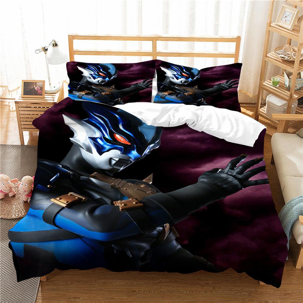 Bedding Cover Suit Ultraman Printing Teens Fashion Bedspread Polyester Pillowcase Home Textiles Duvet Cover
