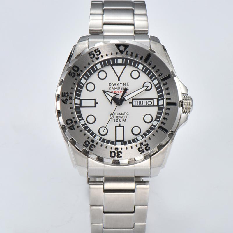Men's steel belt watch fashion business luminous waterproof watch mechanical watch