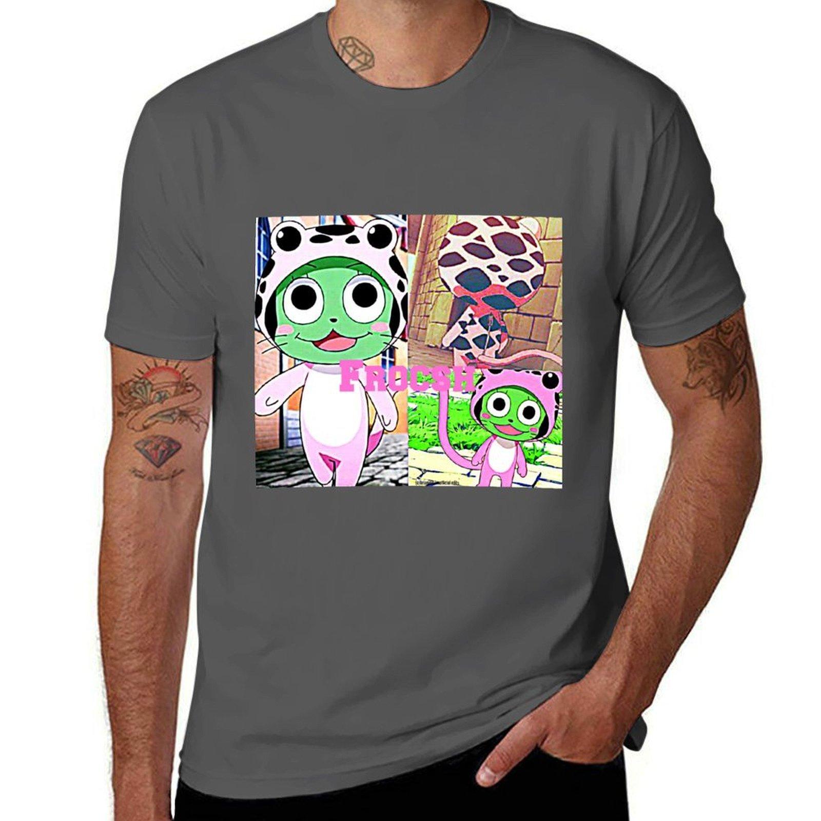 

Frosch Collage T-Shirt t shirt man designer t shirt man plain mens graphic t shirts T-Shirt 4XL