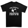 Damen Vintage Schlagzeuger Geschenk Das Tempo ist, was ich sage, dass es ist Trommel Grafik Buchstabendruck T-Shirt Herren Oversize Oberteil