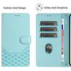 For Realme P3 Pro 5G Case Imprinted Honeycomb RFID Blocking Leather Phone Cover with Strap