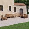 Day and Night - Day and Night Garden Furniture 8 Pieces Honey Brown Solid Pine Wood