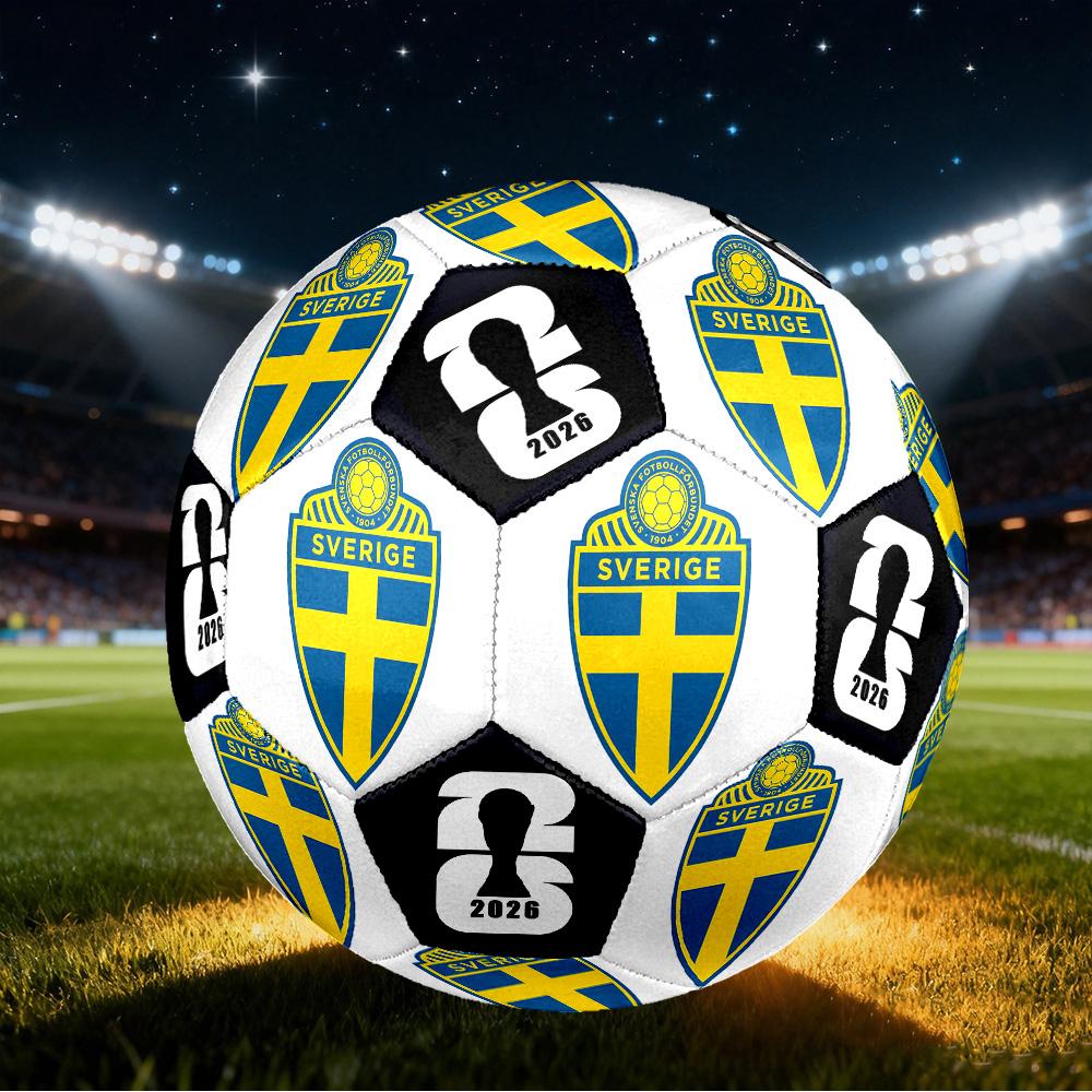 1pc Swedish Football Size 5 Soccer Ball Professional Match Training Football Indoor &Outdoor Sports Ball Club Training Ball Lightweight Durable y35