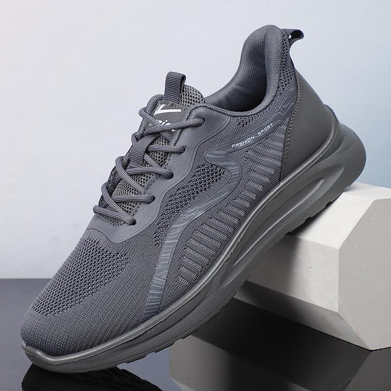 Huili Men's Shoes 2025 Autumn New Sports Shoes Versatile Fashion Trendy Shoes Breathable Casual Shoes Sports Running Shoes Men
