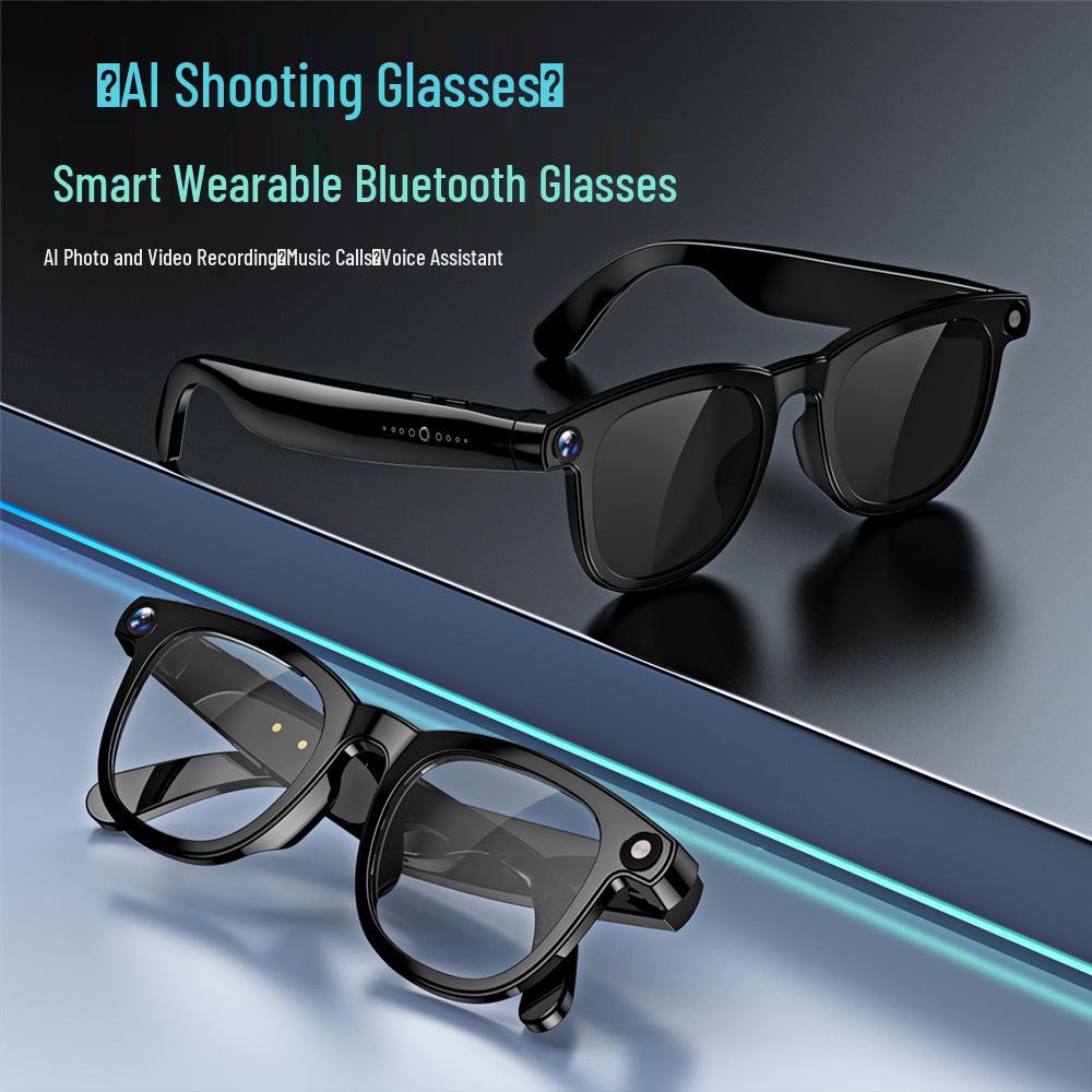 AI Smart Glasses with 800W Camera, Anti-shake, Photo Translation, Call Recording, Voice Assistant - Model CY01-01