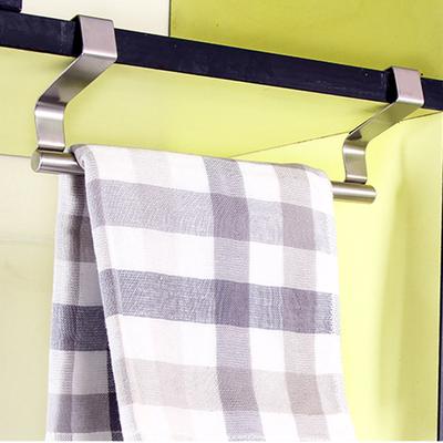 Ein Haken Universal Fit Edelstahl über Tür Handtuchhalter - Set von 2 Bar Schrank heiß