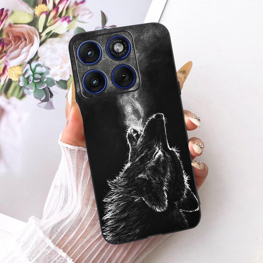 6.7" For Motorola Edge 70 Phone Case Luxury Dragon Cartoon Cover Soft Black Silicone Shell For Motorola Edge70 Moto X70 Air Etui