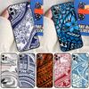 Maorské Polynéské Samojské Kmenové Pouzdro Pro iPhone 17 Pro Max 17 Air 16 15 14 13 12 11 Pro Max Plus Mini 16e Funda Kryt