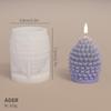 Stampo in Silicone Pigna 3D per Candele di Natale e Decorazioni da Forno