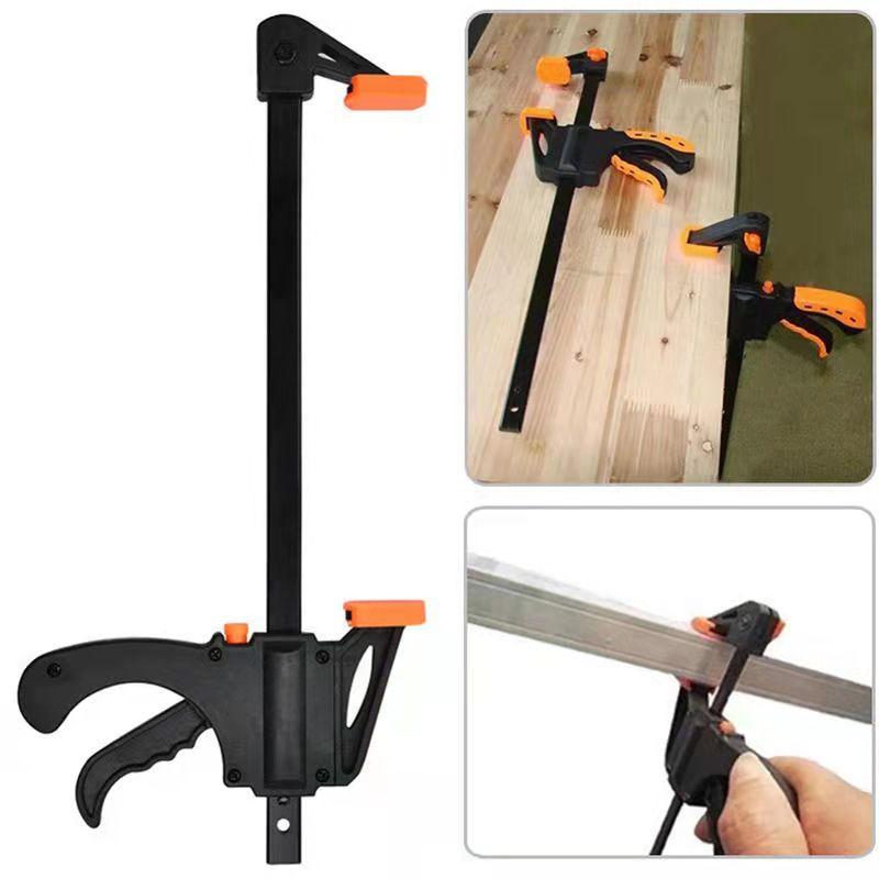 Trigger Type Two-way Quick Carpenter Clamp Reverse Support Fixing F Clamp Nylon F Clamp Wood Clamp Quick Clamp