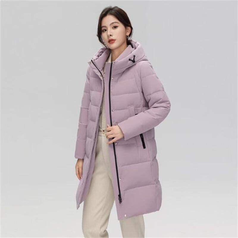 XueZhongFei Women's 2024 Winter Hooded Down Jacket