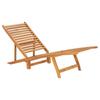 Day and Night - Day and Night Solid Teak Wood Lounger