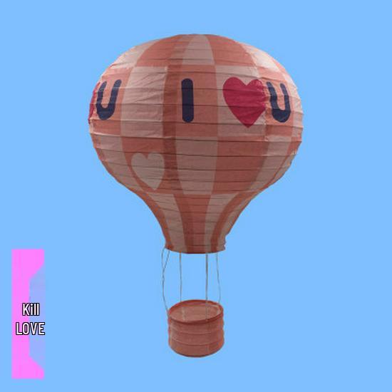 Hand-Folded Rainbow Hot Air Balloon Lantern - Christmas, Birthday, Party, Kindergarten Hanging Decoration