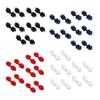 5Pcs Chinese Knot Frog Buttons Traditional Handcraft Chic Chinese Frog Closures for Hanfu Coats Cheongsam Stage Costume Cardigan