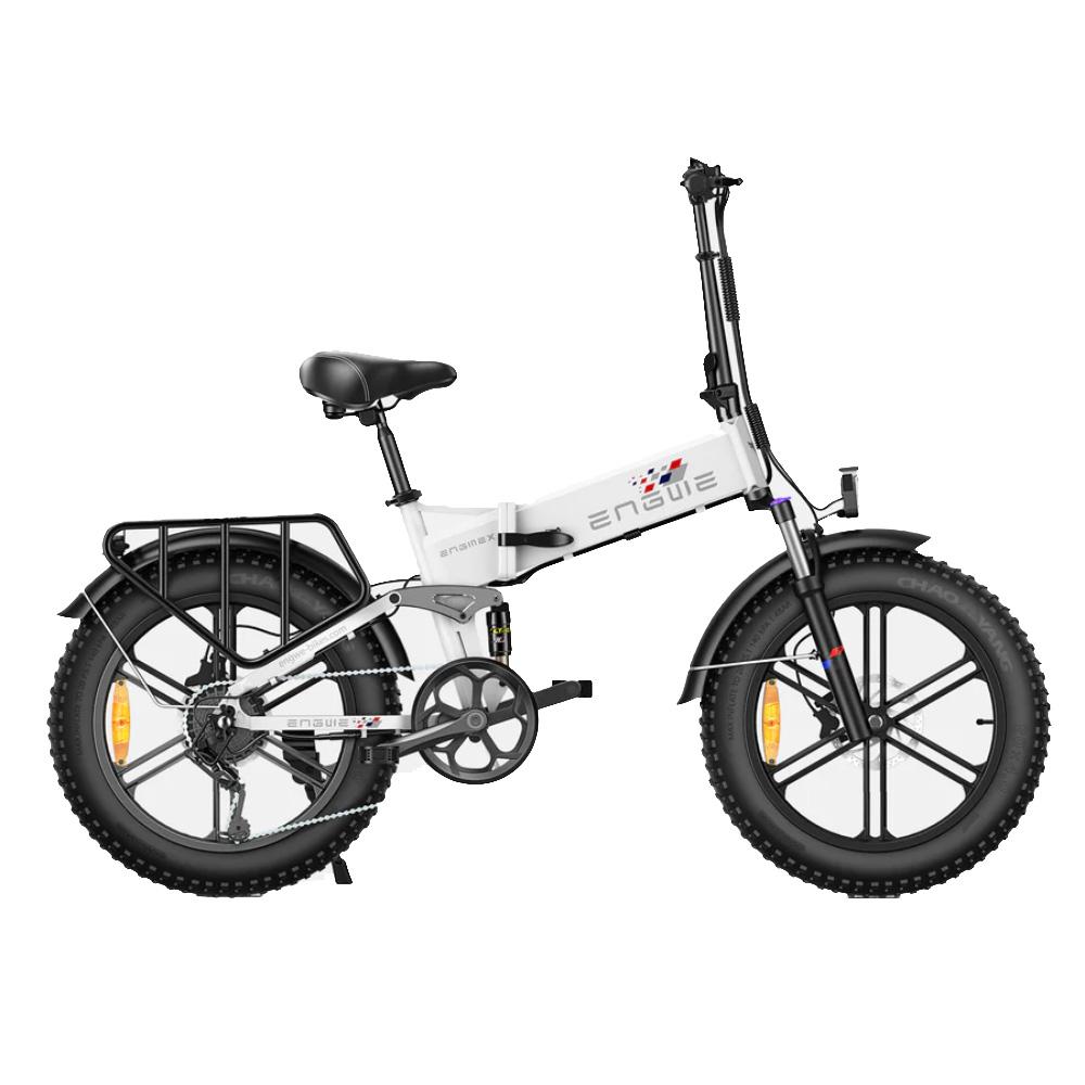 Engwe ENGINE X Universal City E-Bike with 250W 48V13Ah 20" Snow Tire Fat E-Bike, Shimano 7-Speed, LCD Display Foldable Electric Bike
