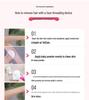 Rechargeable Facial Hair Removal Threading Device with Tweezers