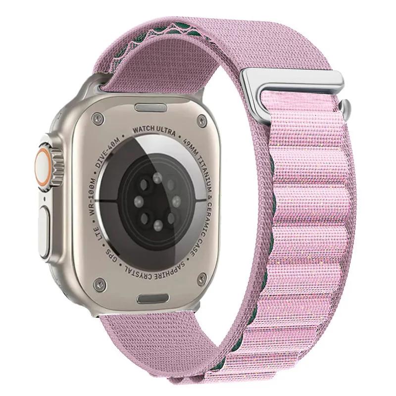 Alpine Loop Strap For Apple Watch Ultra 3 Band 49mm 11 10 9 8 7 46mm 42mm 45mm 41mm Nylon Sport Bracelet iWatch 6 5 SE 44mm Belt