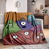 1pc Monster, Cartoon Blanket Warm, Cozy, And Soft, Suitable for Sofas, Beds, Cars, And Office Use.Perfect for Camping And Travel, Making It a Great Gi