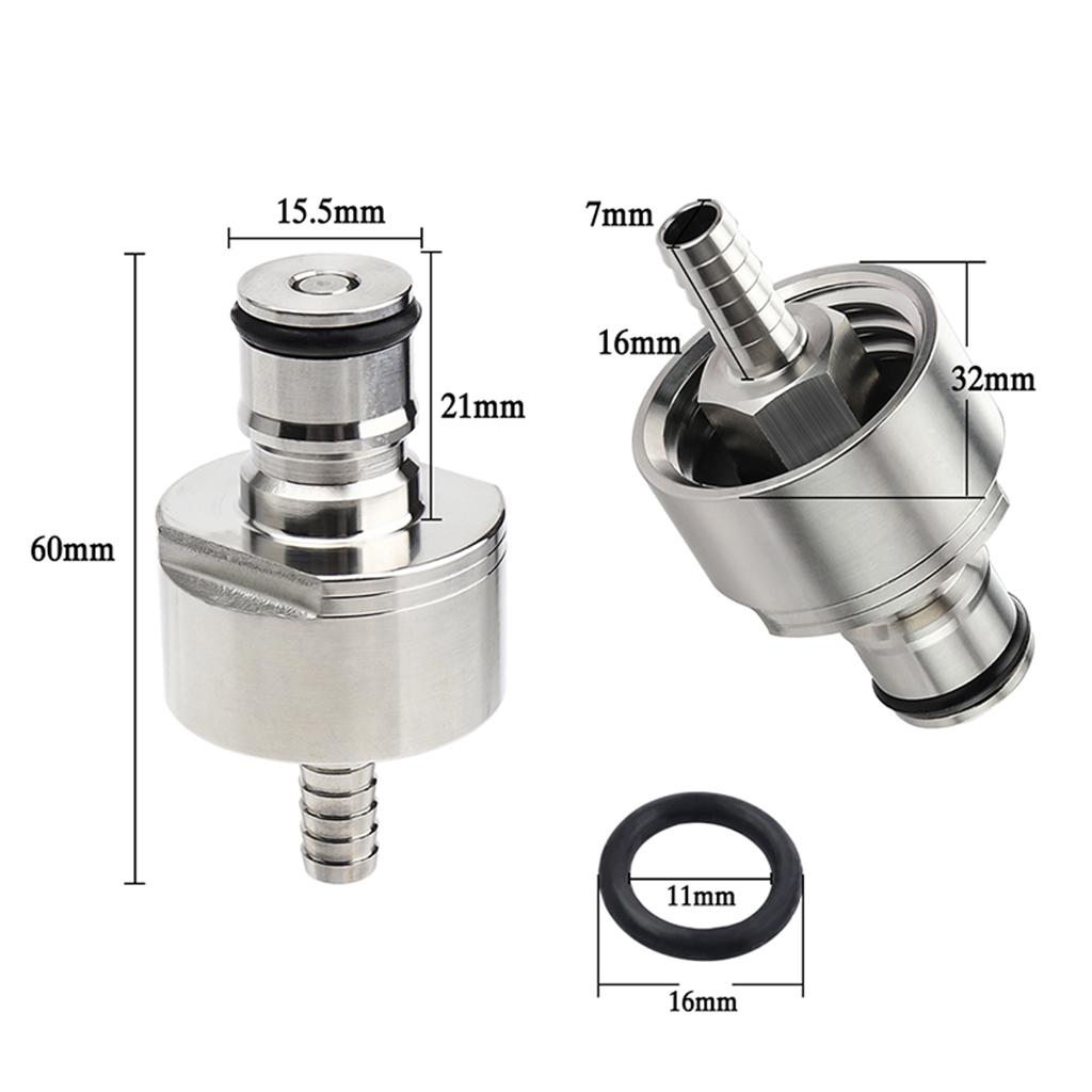1/2" BSP Assembly Beer Carbonation Homebrew Gas Manifold Parts Cap