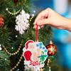 Christmas Santa Claus Figurine Decoration Xmas Hanging Decorations Ornament Doll Toy Holiday DIY Decor Festival Present