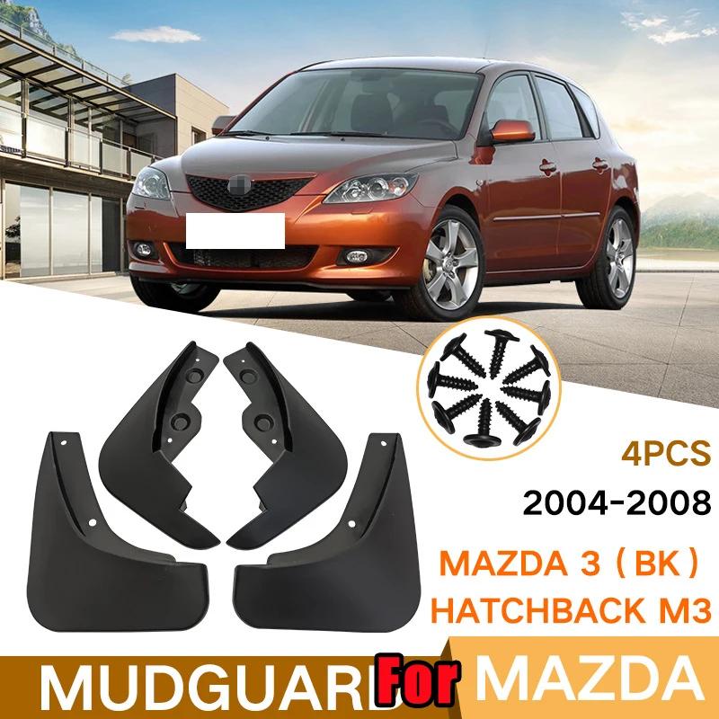 4pcs/Set Mudflaps For Mazda 3 2004-- 2008 2011- Hatchback Hatch Mud Flaps Splash Guards Mudguards Mud Flap Front Rear Fender