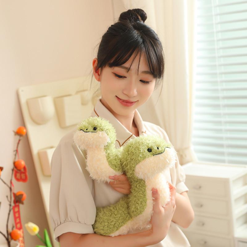 Adorable Snake Plush Toy 2025 Zodiac Year Lucky Gift Soft Cute Stuffed Animal