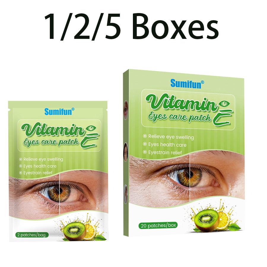 

Sumifun 20/40/100 шт. Лютеин Витамин Е Патчи для защиты глаз Снятие усталости глаз Сухость Длительное смотрение на электронный экран Уход за глазами 20PCS(1 Box)