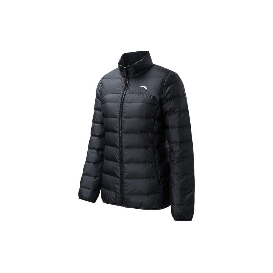 Anta Serie Lifestyle Giacca Invernale da Donna con Motivo Drago Stampato e Collo Alto Nera 462130603-1