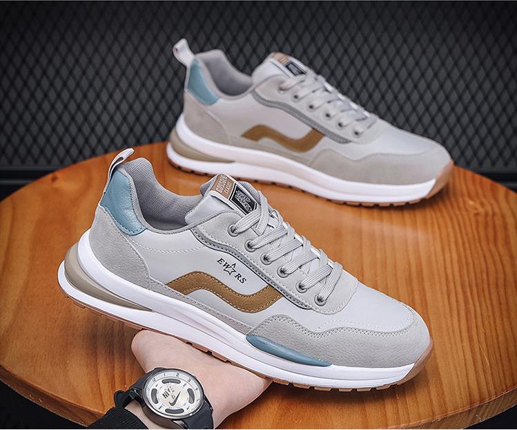 Factory New Breathable Board Shoes for Men, Trendy and Versatile, Height Increasing Sports and Leisure Running Shoes