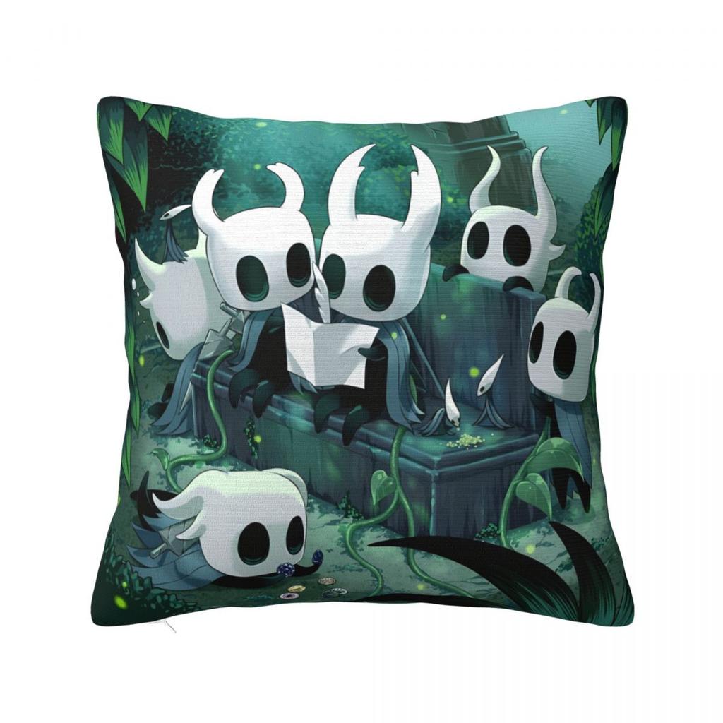 Hollow Knight Funny Games Printed Pillowcase Cushion Cover Pillow Covers Y2K Seat Decorations Square Multi-Size
