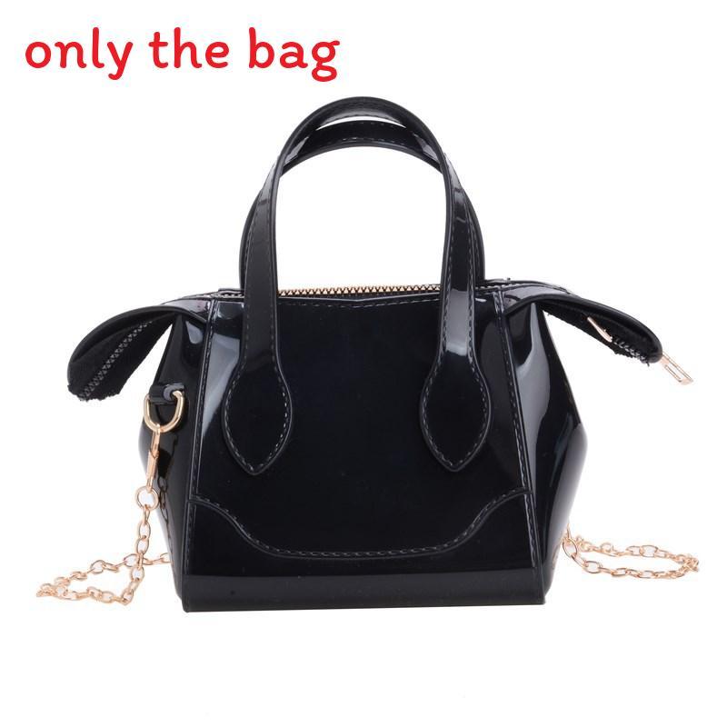

Jolly Jelly Bag For Kids Kids Mini Pvc Crossbody With Chain For Daily Use чорний