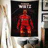 Florian Wirtz Wandteppich Ästhetisches Wandbehang Gedruckte Stoffdecke Dekorative Wandteppiche für Schlafzimmer Wohnzimmer Heimdekoration