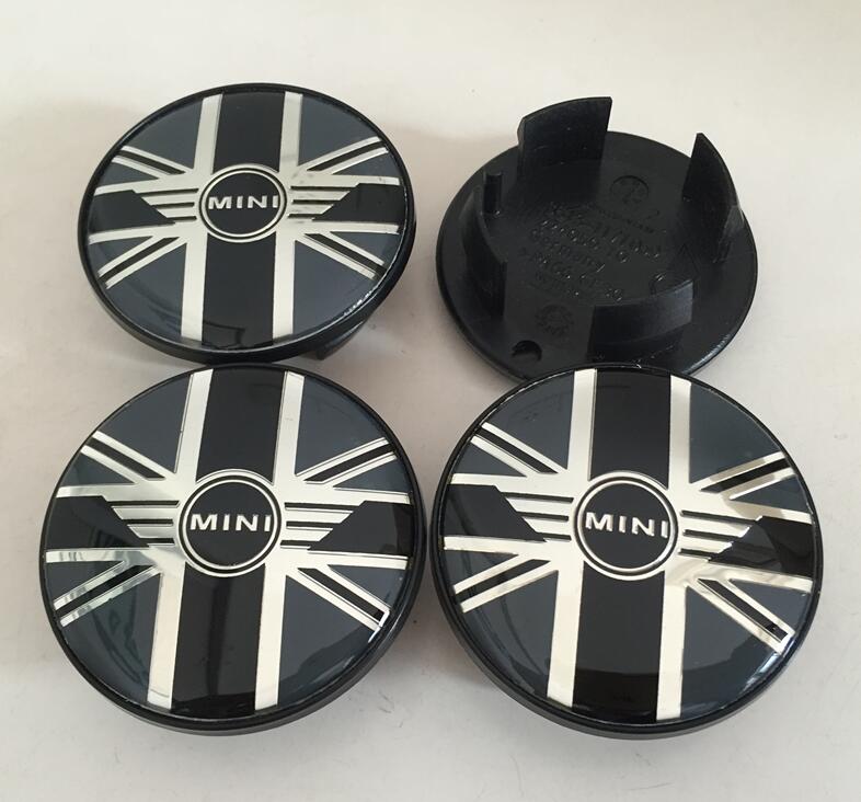 4pcs 54mm 56mm forMINI Car Emblem Wheel Hub Center Cap Badge Covers Sticker Decal Styling Accessories