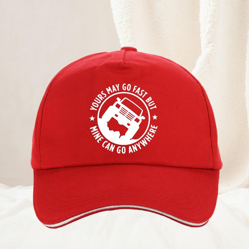 Creative X YOURS MAY GO FAST MINE CAN GO ANYWHERE hat outdoor offroad Baseball Cap Visor Hats Adjustable