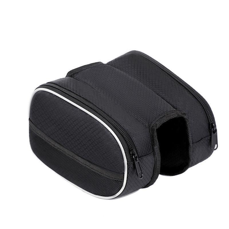 Bike Front Handlebar Bag 3L Large Capacity Waterproof Cycling Bag with Phone Mount for Outdoor Adventures