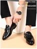 Korean Men's Leather Loafers: Comfortable, Breathable, Business Casual, British Fashion Formal Shoes.