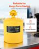 Safety Can, 19 L Type I Yellow Safety Can for Diesel with Stainless Steel Flame Arrester, Self-Closing Lid, and PE Funnel, Carbon Steel Flammable Fuel