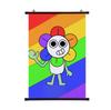 Dandy's World Wall Scroll Poster Anime Starry Night Astro Poster Hanging Painting Home Decoration