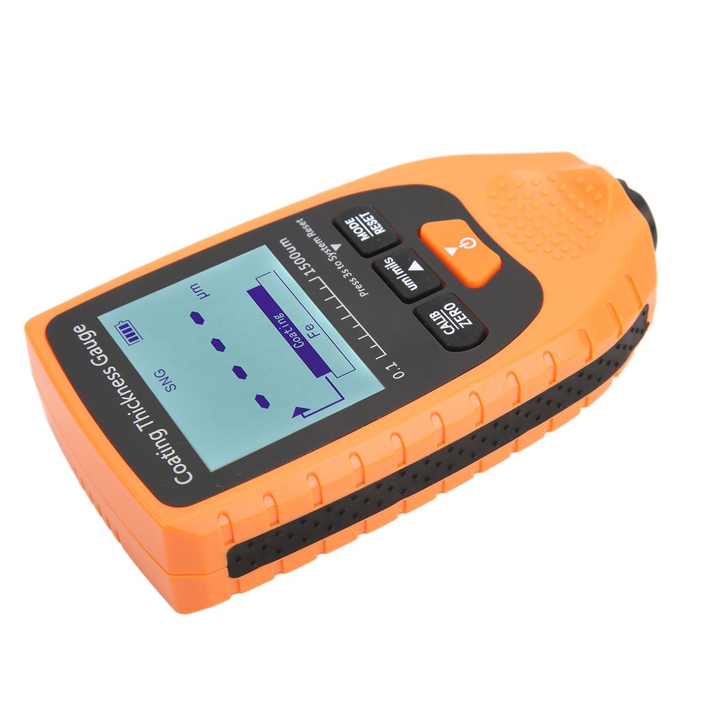 1500um Handheld Coating Thickness Gauge Tester Automobile Paint Thickness Measuring Instrument