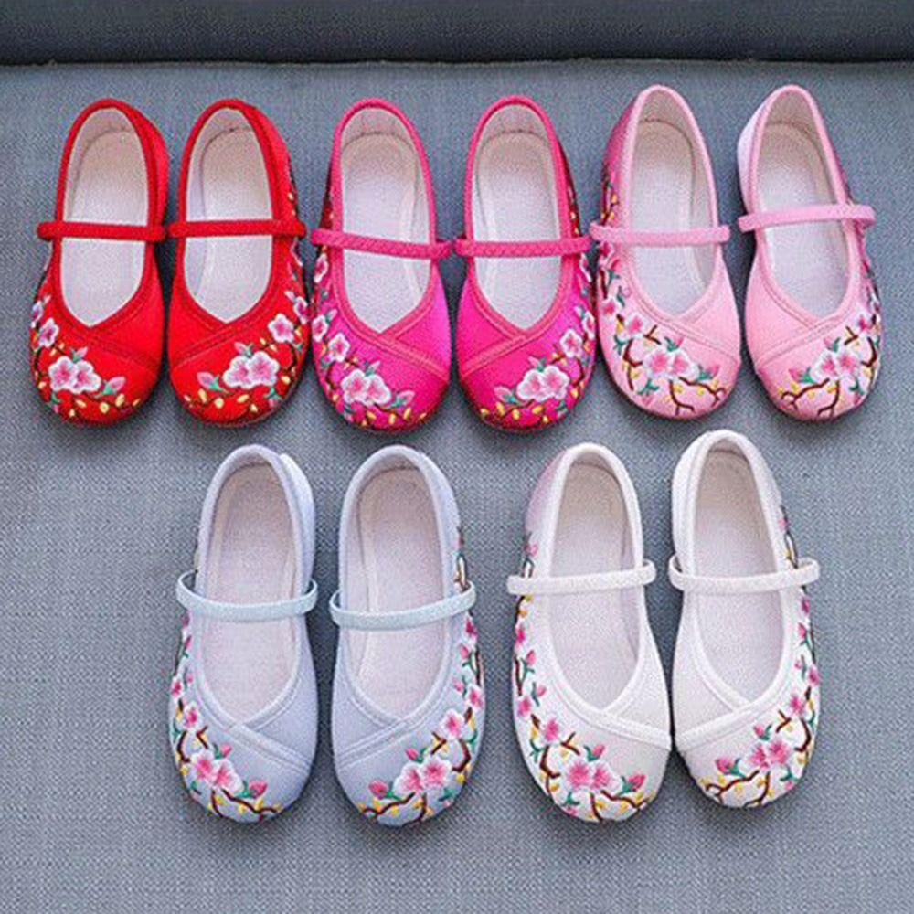 Wear Resistant Girls' Dancing Shoes Ethnic Style Hanfu Shoes Dance Slippers For Girl Women