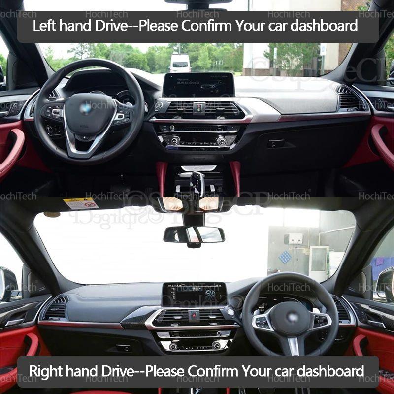 Dashboard Cover Avoid Light Anti-Slip Anti-dirty Mat Pad Sunshade Dashmat Protect for BMW X3 X4 G01 G02 2019-2024 LHD RHD